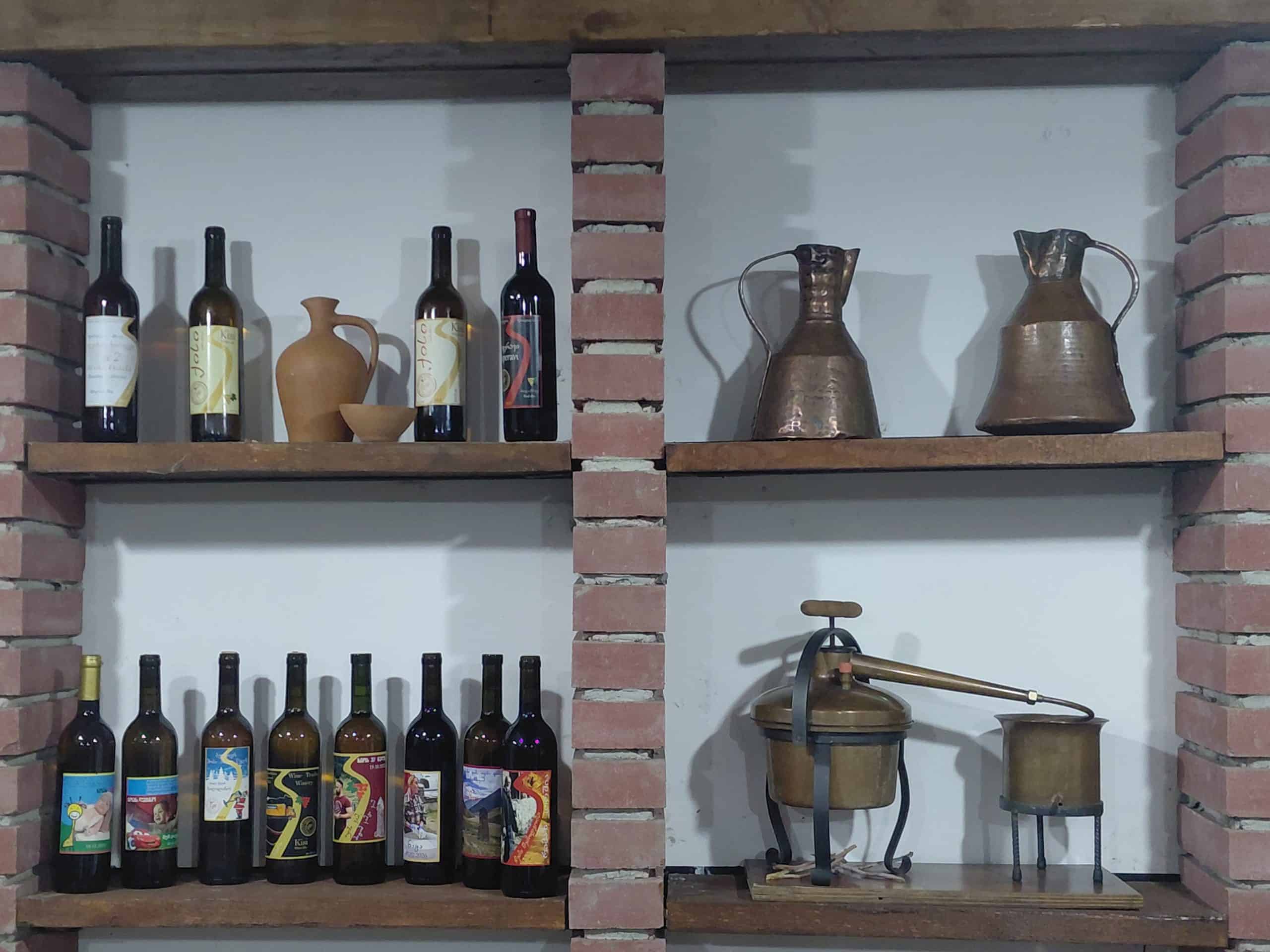 Wine Trails Cellar Interior in Ikalto